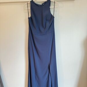 Dessy - 3029 - Sofia Blue Bridesmaid Dress - 12